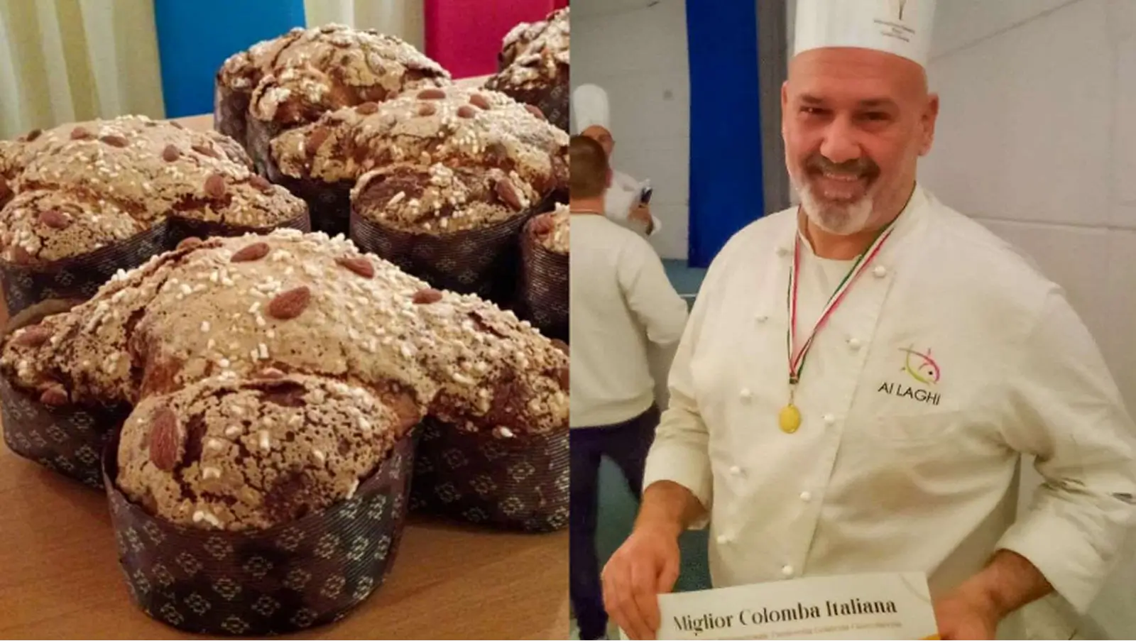 La Medaglia d’oro per la colomba tradizionalealla Pizzeria Ai Laghi
